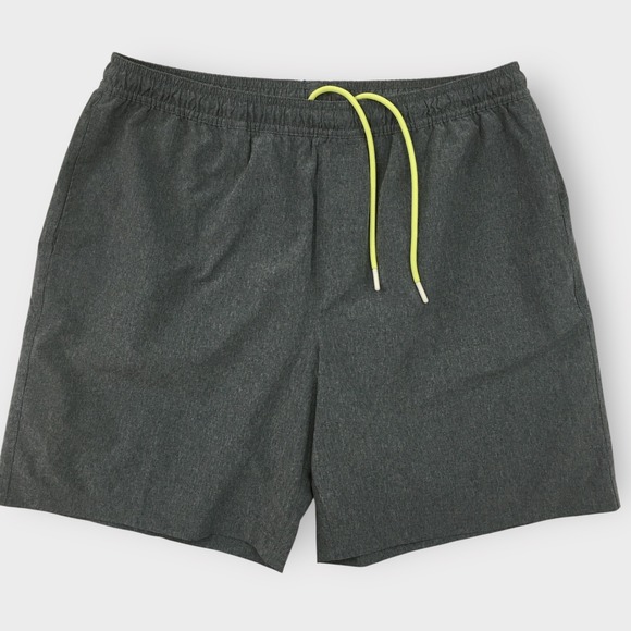 Chubbies Men's XL Gray Hybrid Training Shorts Swim Trunks Elastic Waist Active - Picture 1 of 6